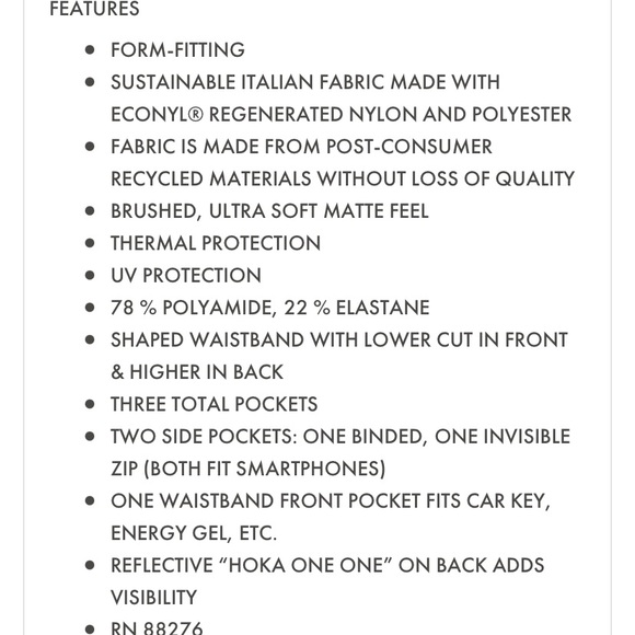 Hoka One One performance knit 3” short - Picture 8 of 8